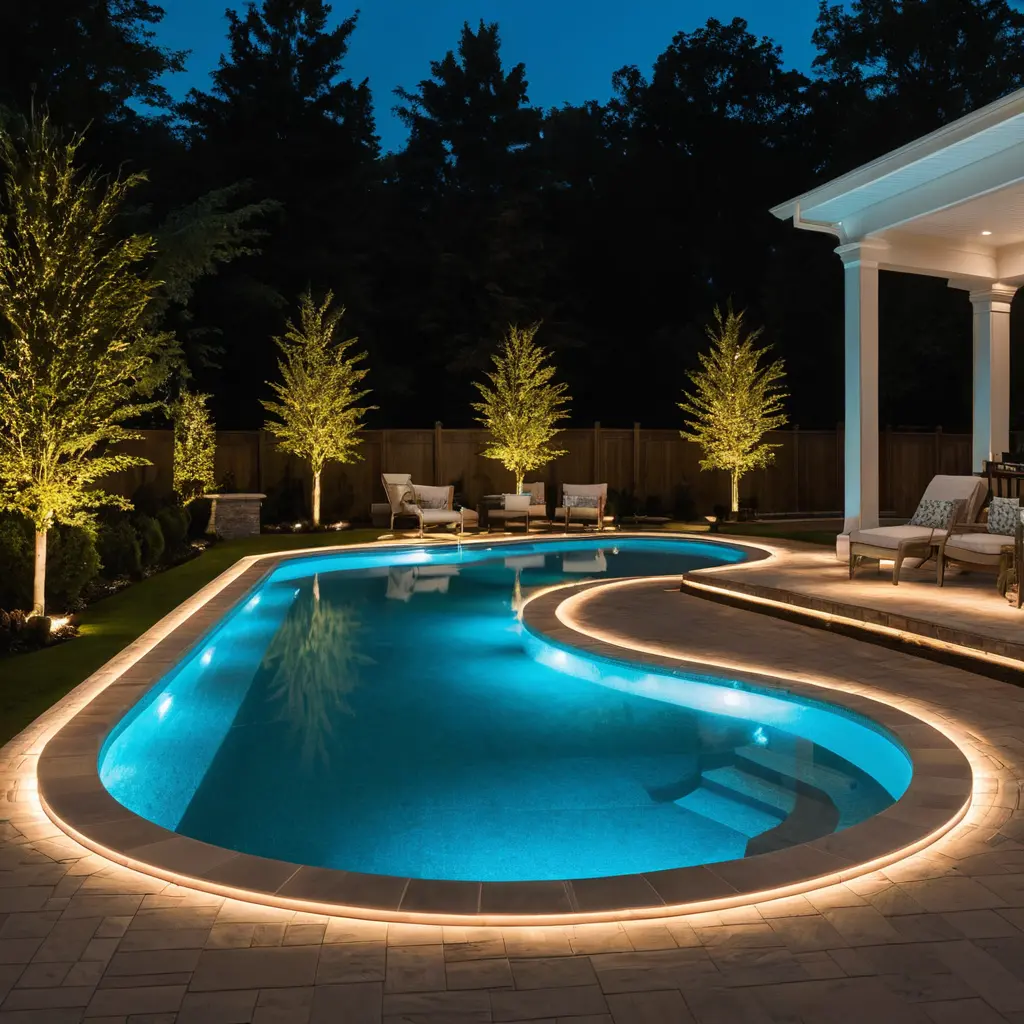 Poolside LED Strips