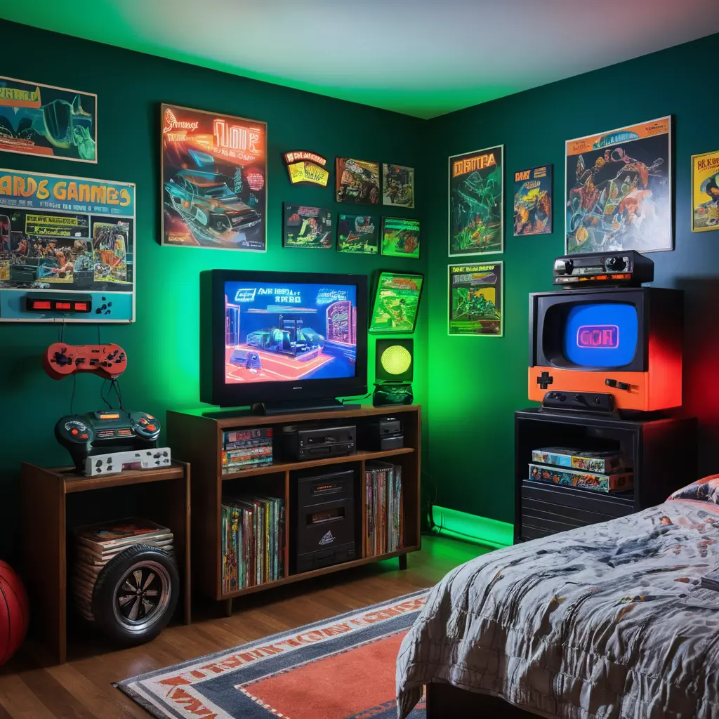 Retro Gaming Room