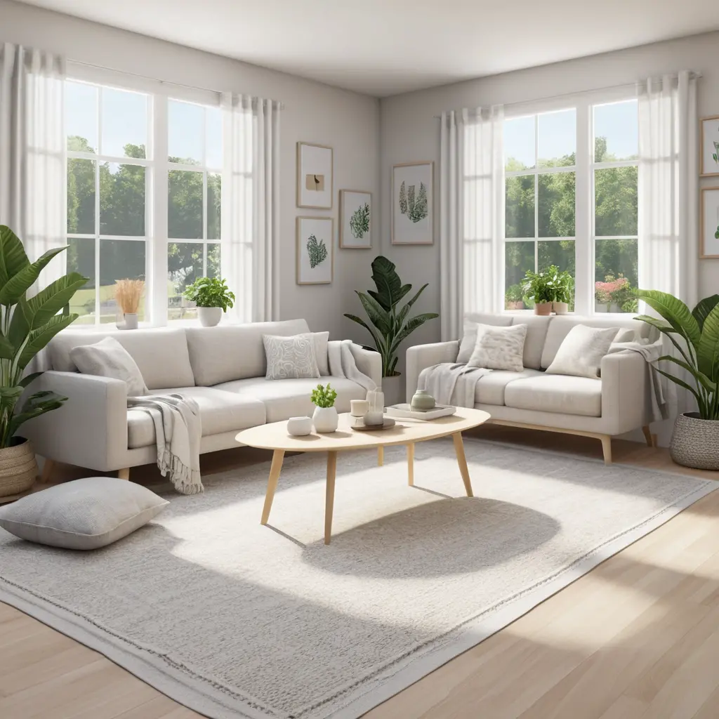 Scandinavian-Inspired Living Room