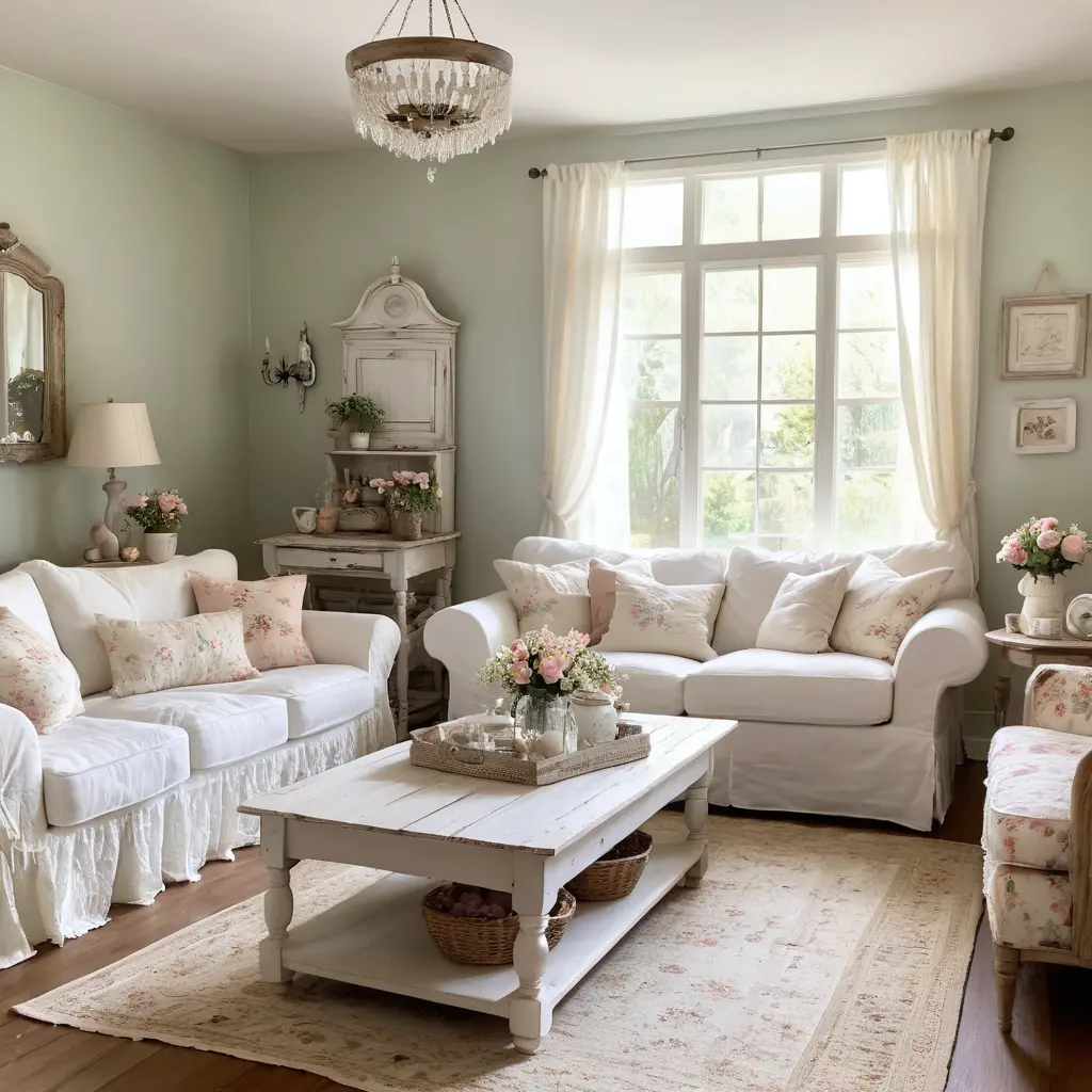 Shabby Chic White Elegance