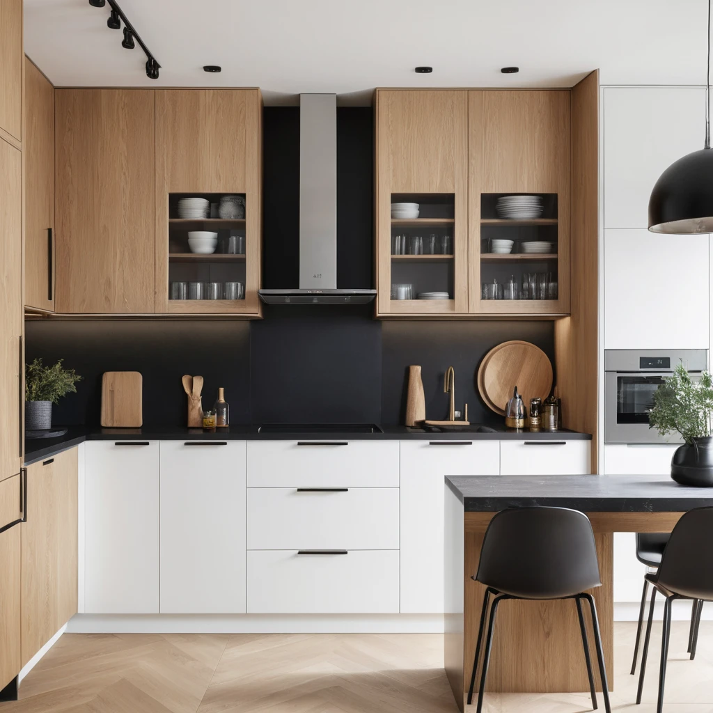 Sleek Modern White Oak Cabinets for a Clean, Contemporary Look