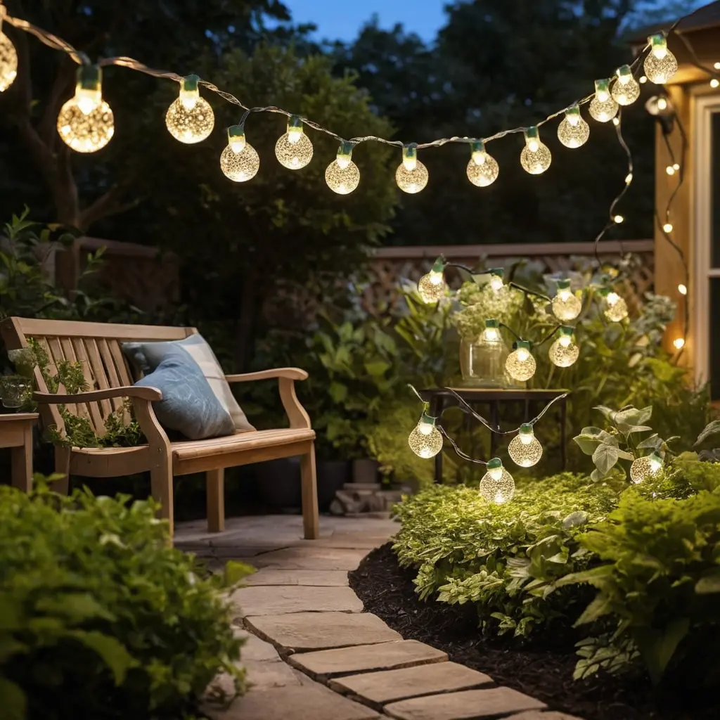 Solar-Powered Fairy Lights for Eco-Friendly Lighting