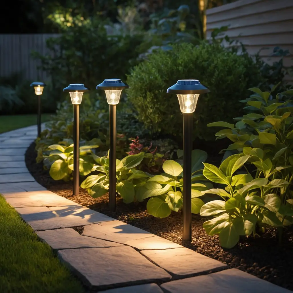 Solar-Powered Path Lights for Eco-Friendly Illumination