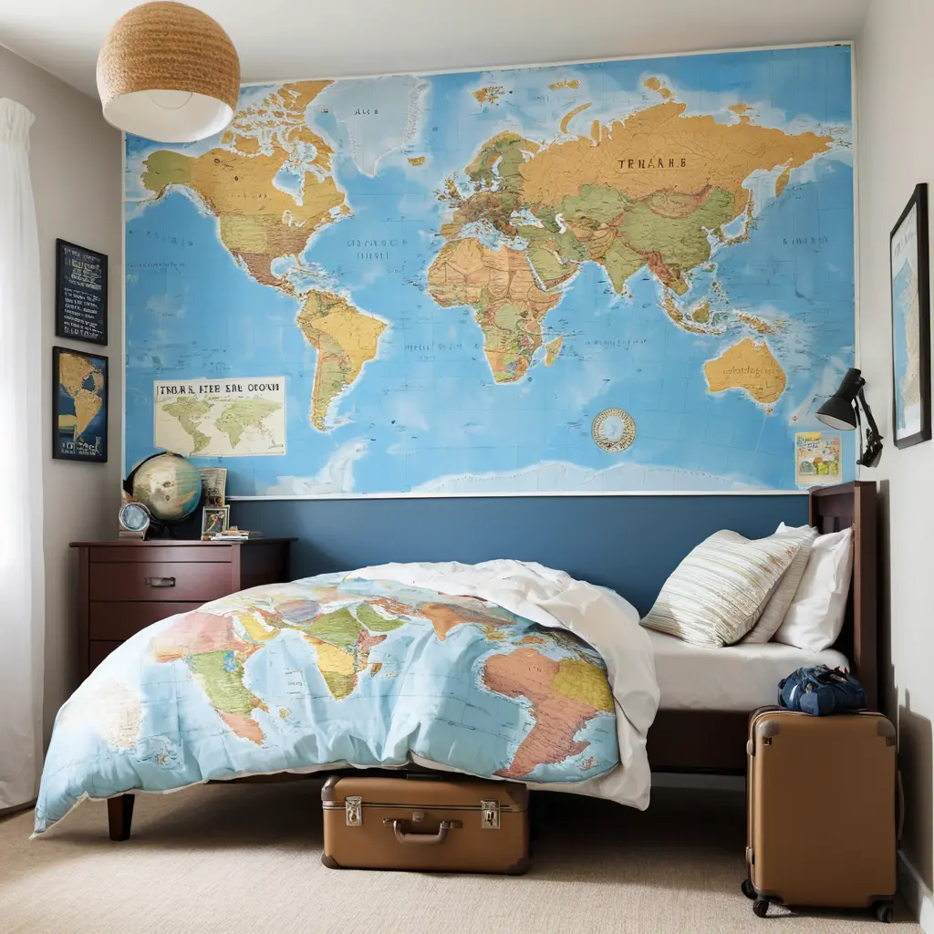 Travel-Inspired Room