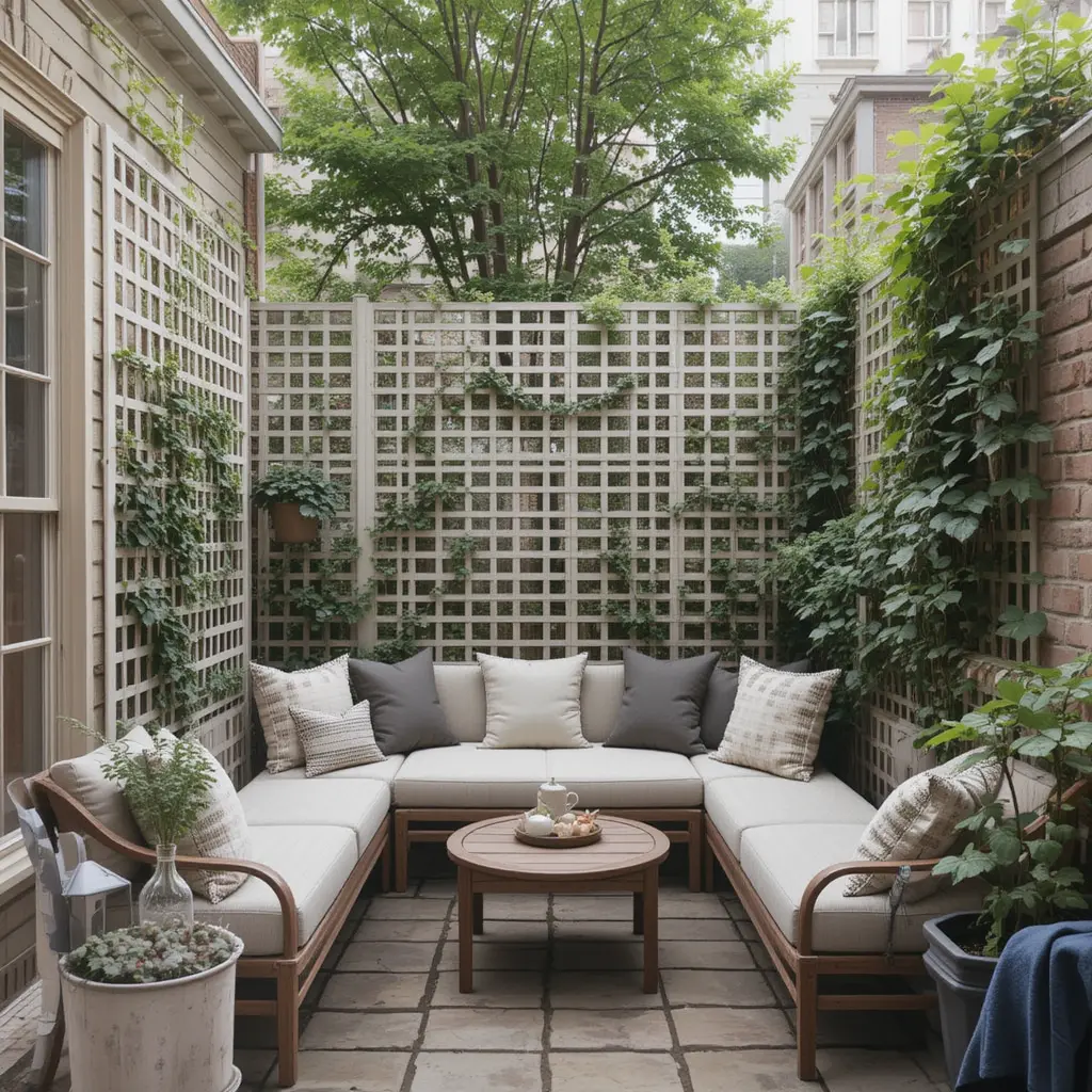 Use Lattice Screens for Privacy and Style