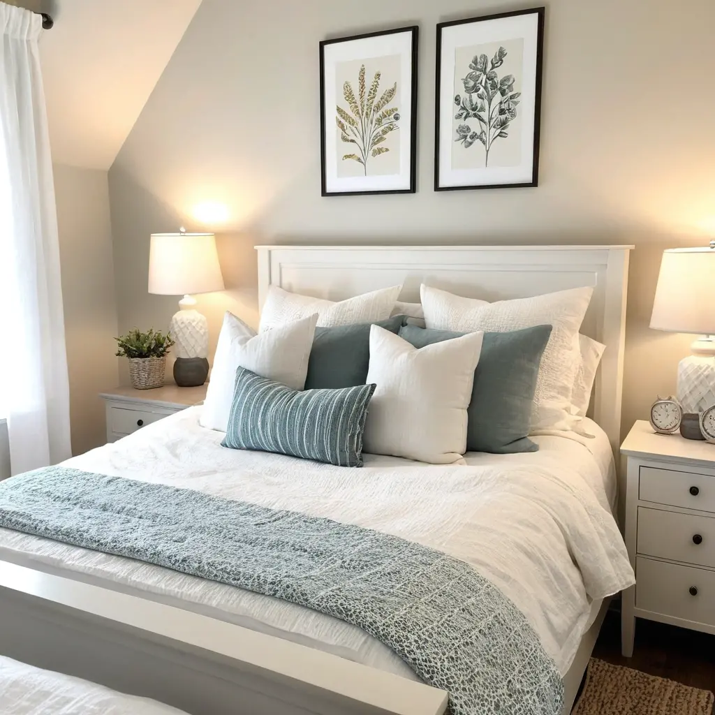 Use Light, Airy Bedding