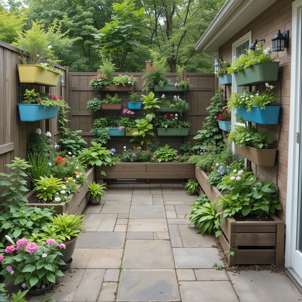 Utilize Multi-Tiered Garden Beds for Vertical Greenery