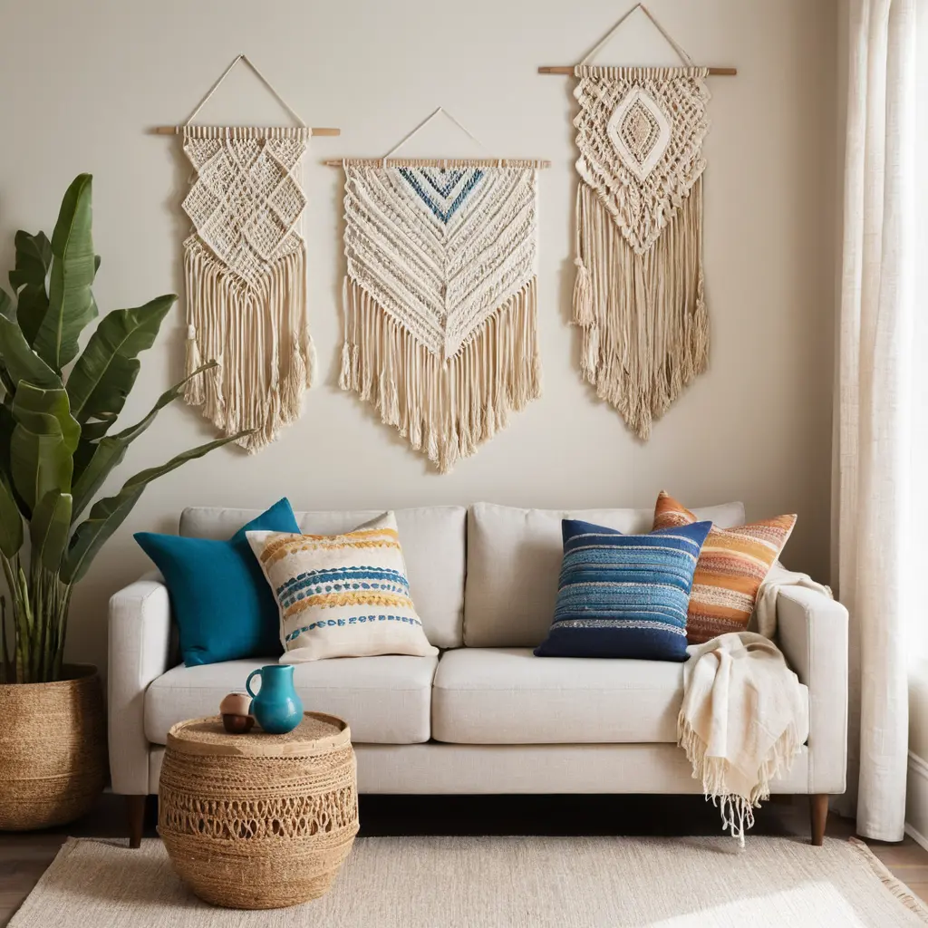 Vibrant Textile Wall Hangings