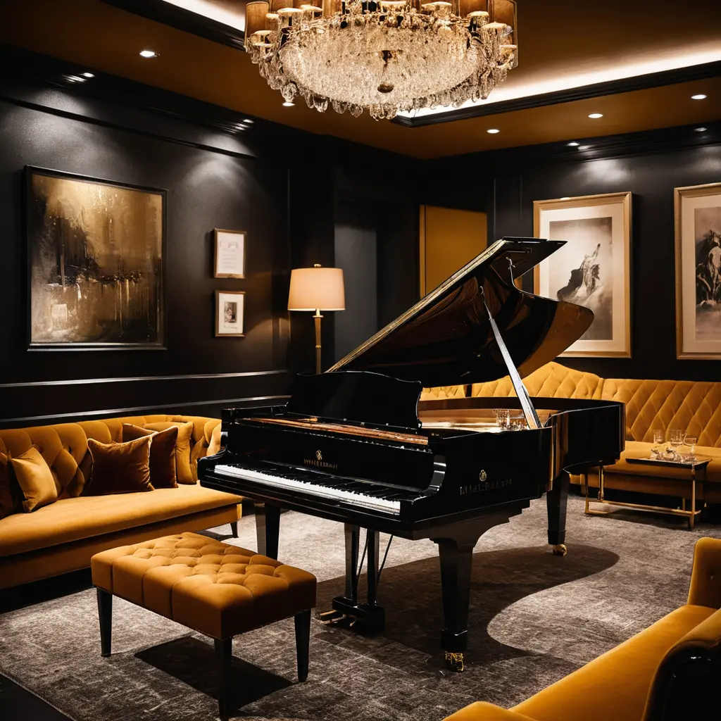 Whisky Lounge with a Grand Piano