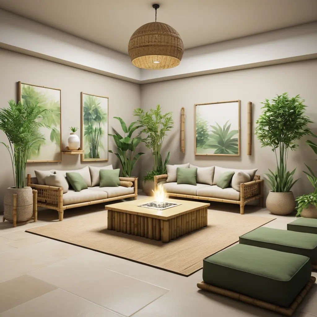 Zen-Inspired Living Room