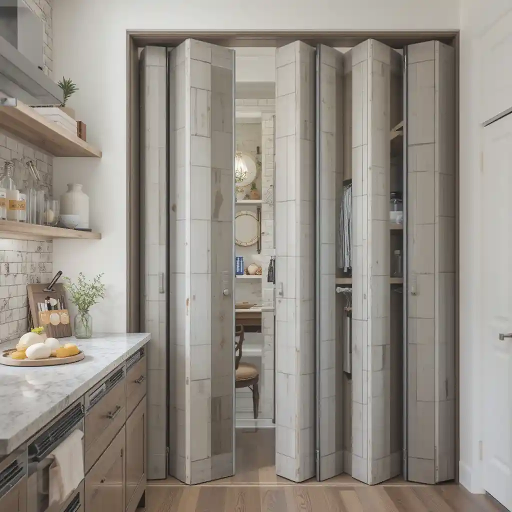 Accordion Door Pantry