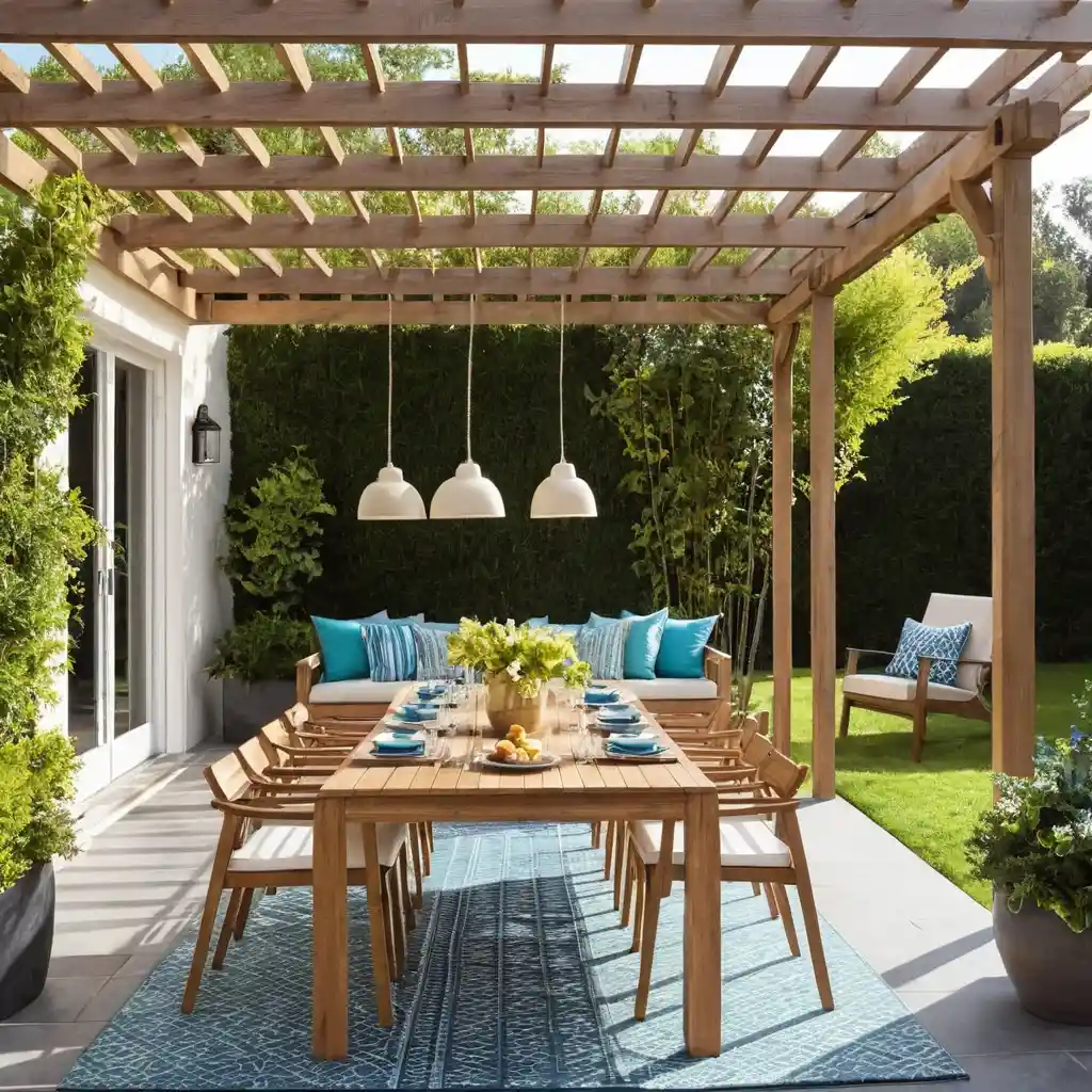 Alfresco Dining with Pergola Shade