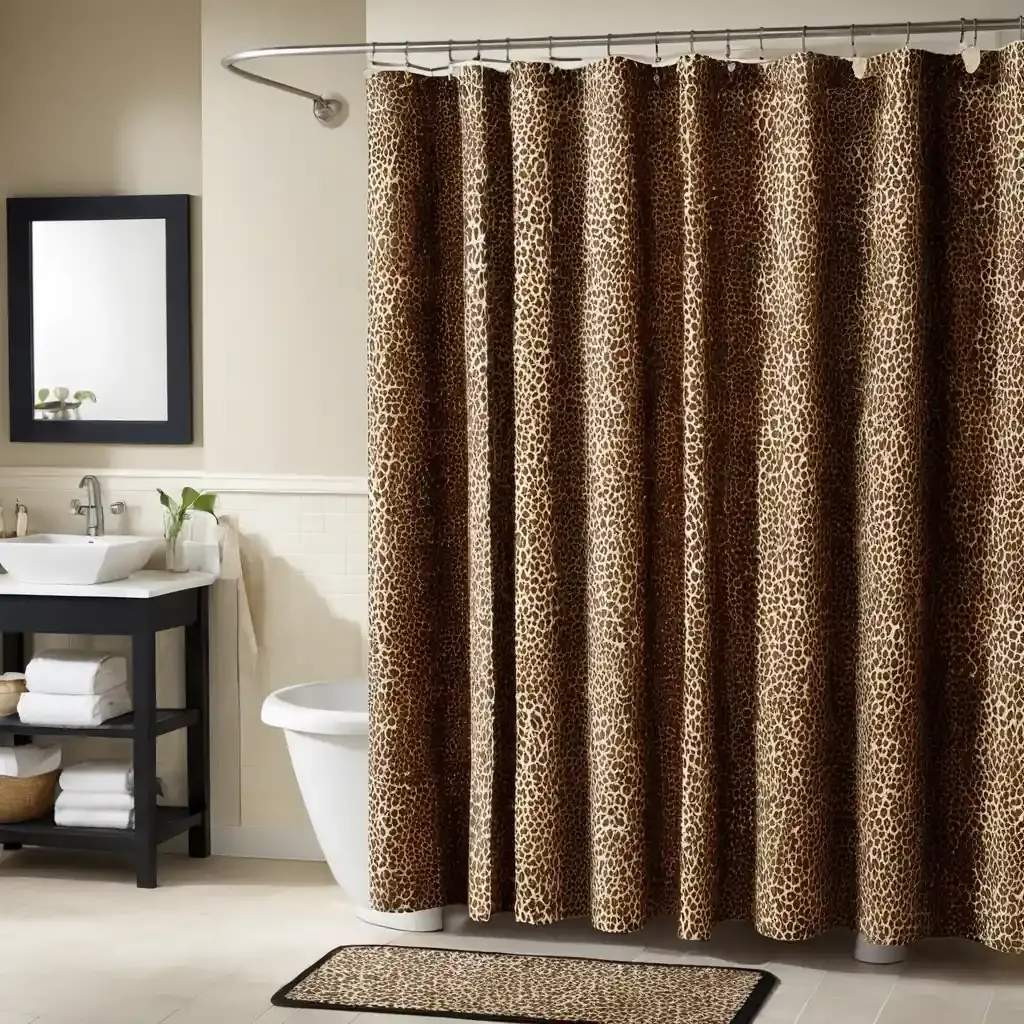 Animal Print Shower Curtain