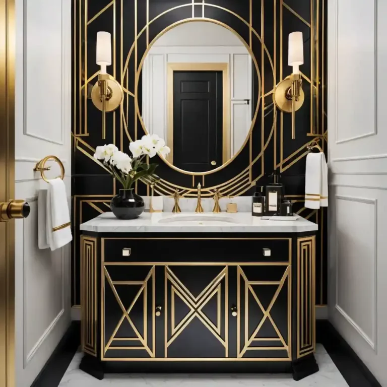 48 Elegant Powder Room Ideas