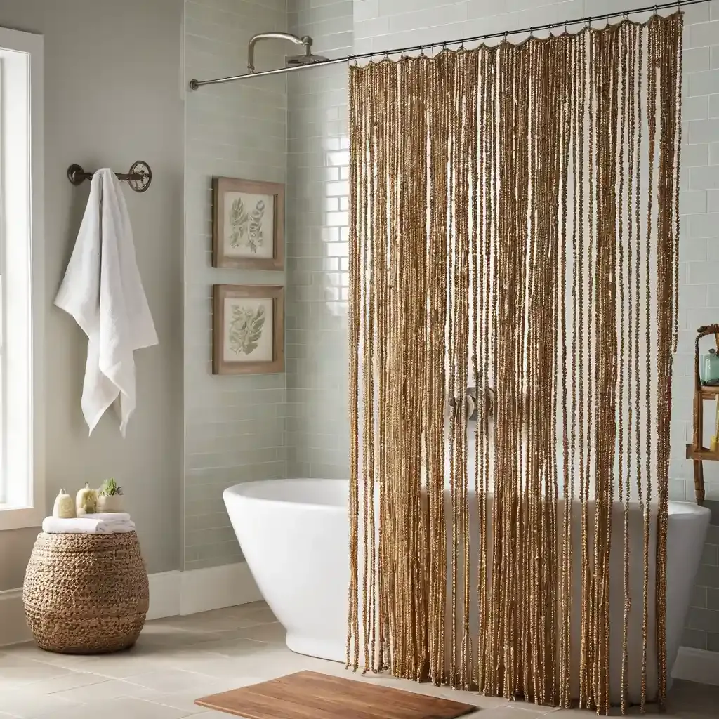 Beaded Curtains for Shower Area