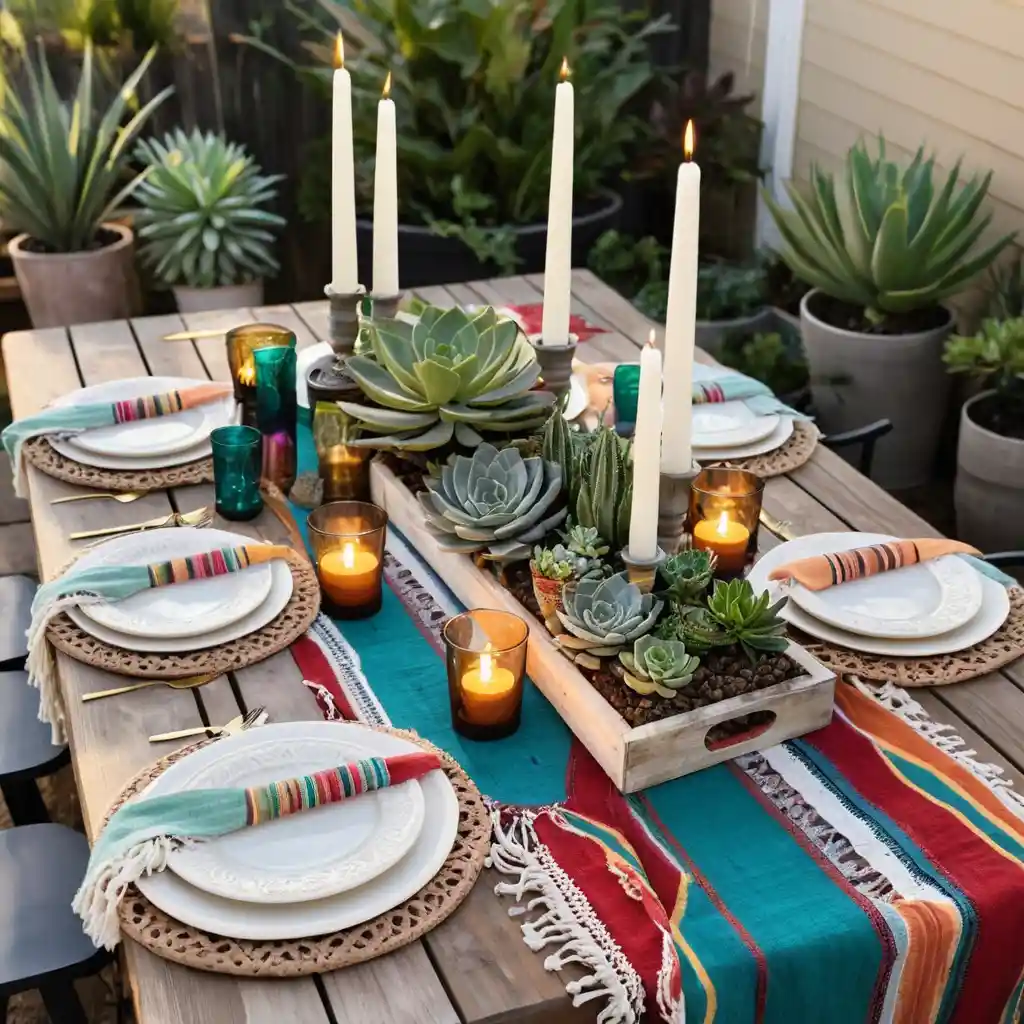 Boho-Chic Centerpiece