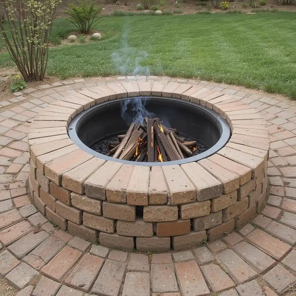 Brick Paver Fire Pit