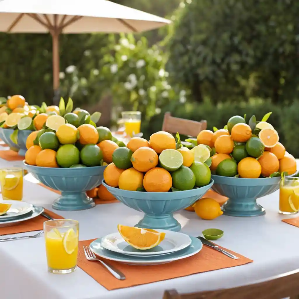 Citrus Table Decor