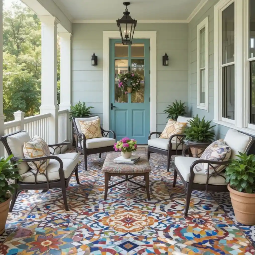 Colorful Mosaic Flooring