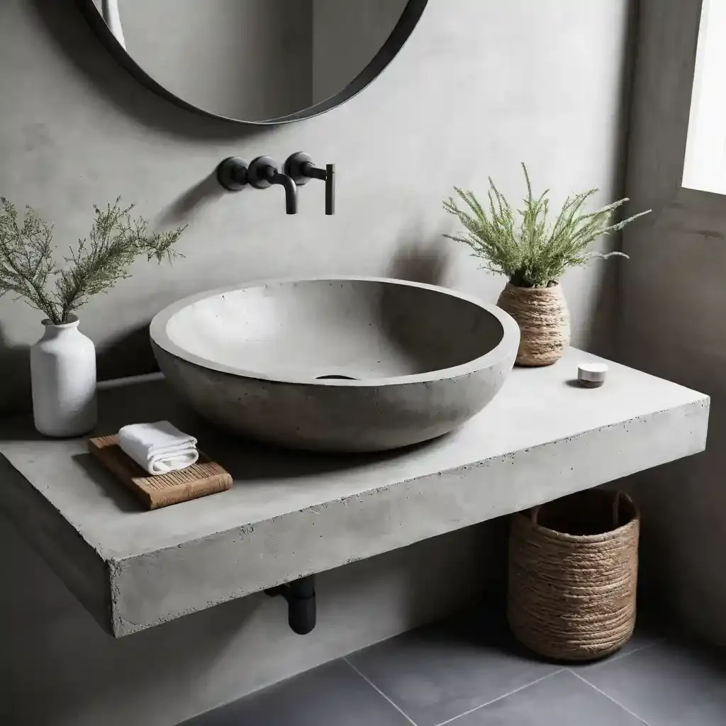 Concrete Sink Basin