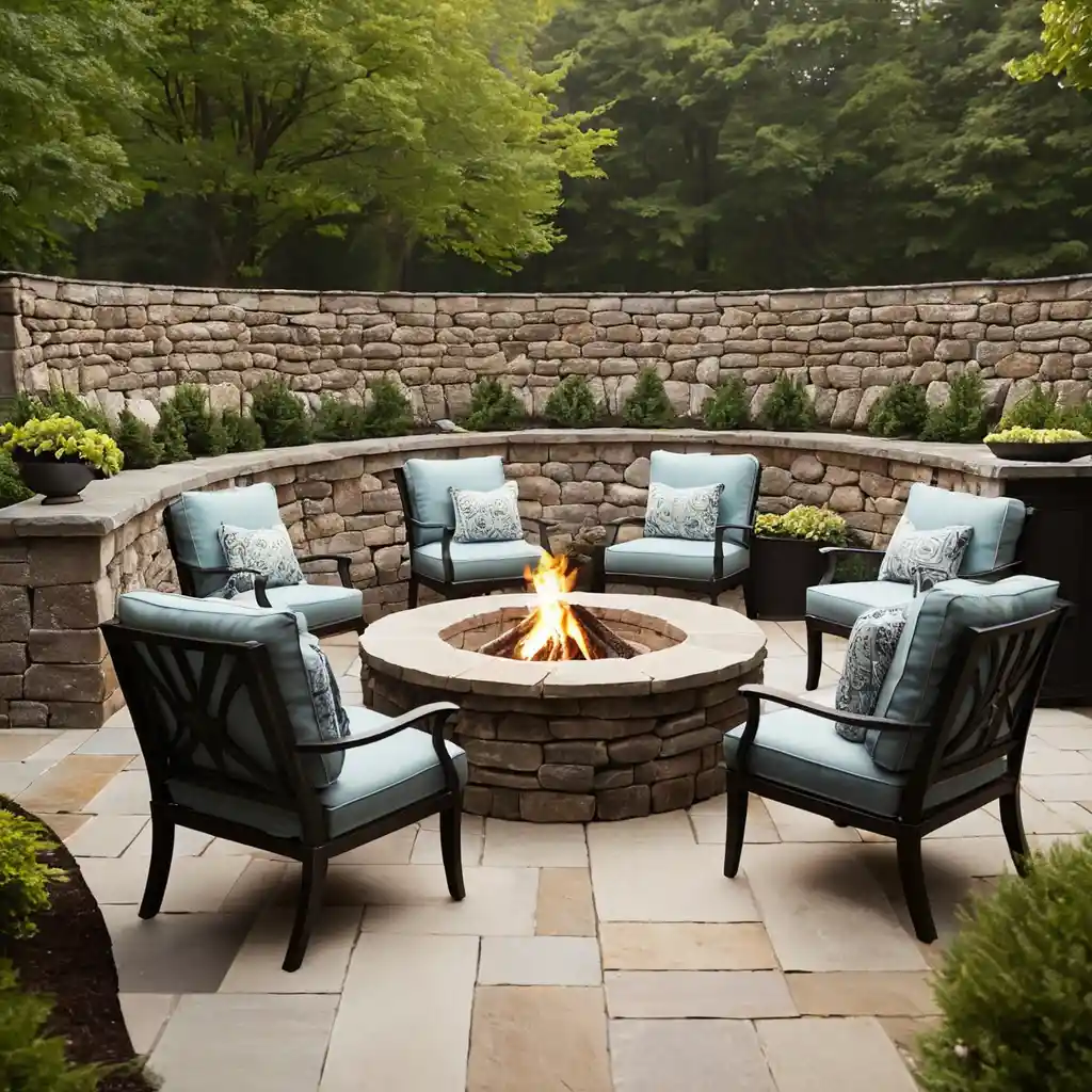 Cozy Fire Pit Dining