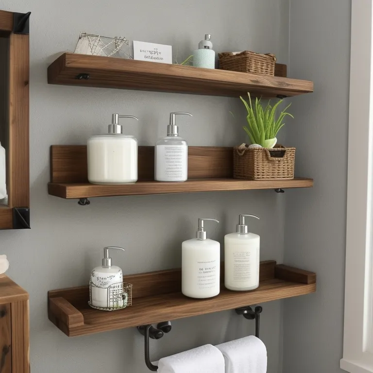 Eco-Friendly Shelf with Recycled Materials