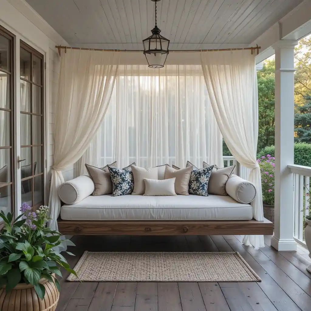 Floating Daybed Porch