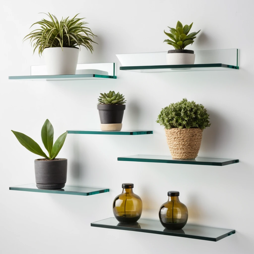 Floating Glass Shelves