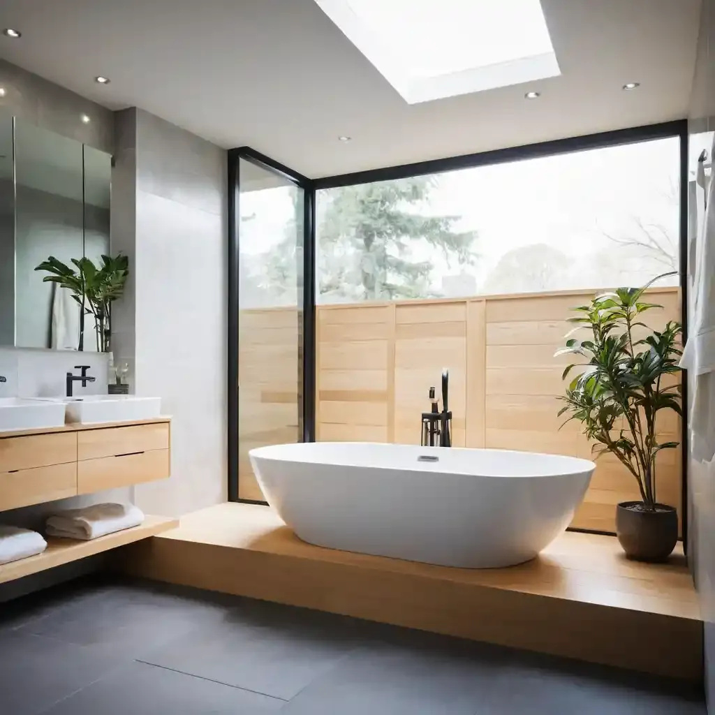 Floating Ofuro Tub Design