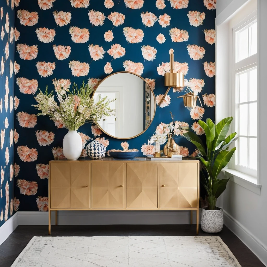 Bold Wallpaper Statement Wall