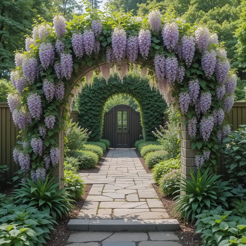 Flowering Vines Archway