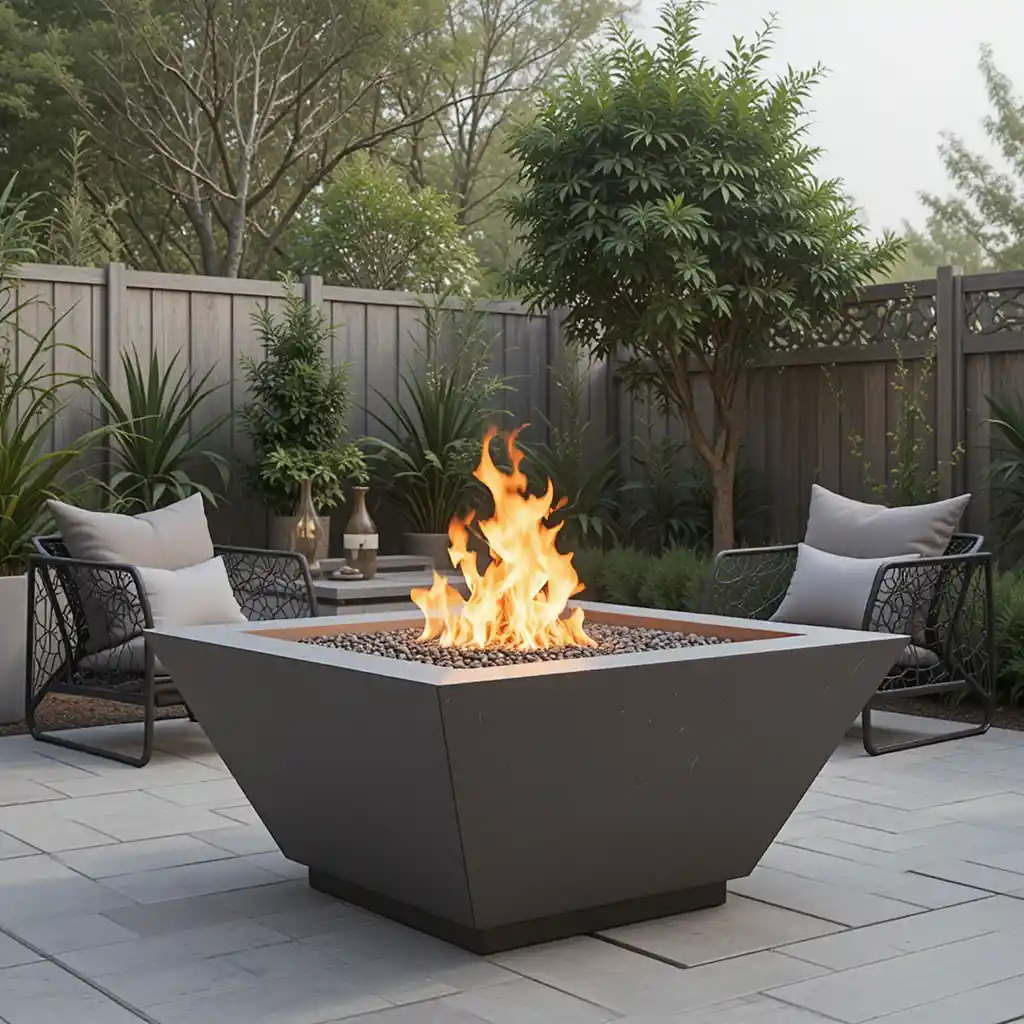 Geometric Fire Pit