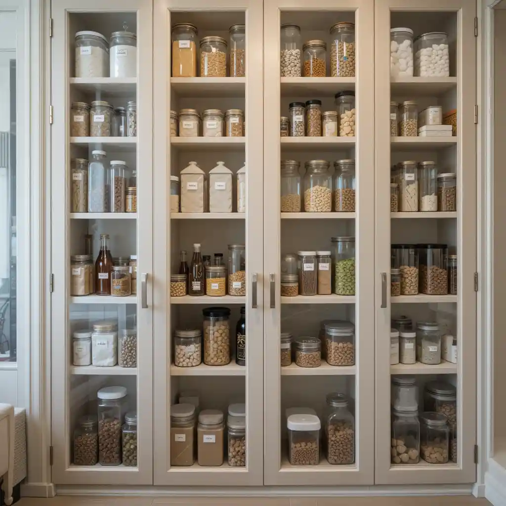 Glass-Door Pantry