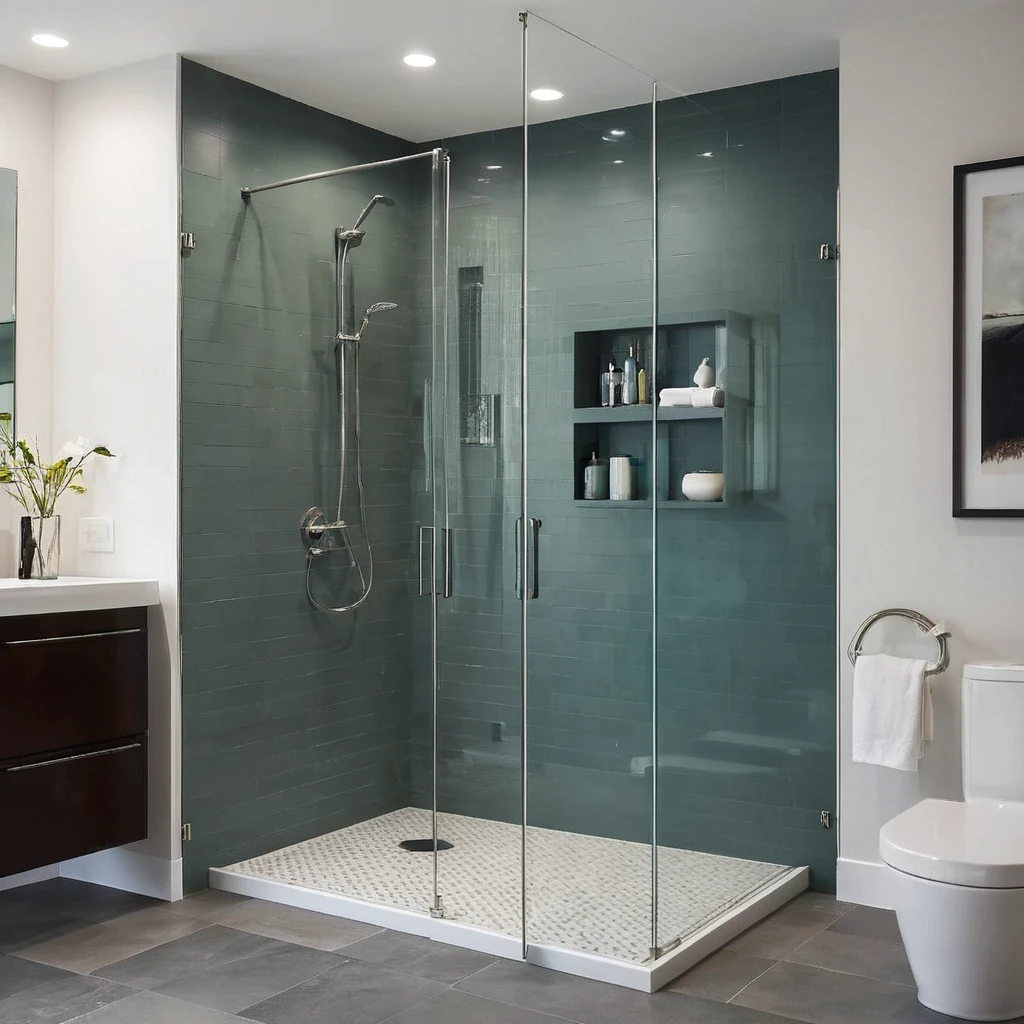 Glass Shower Partition