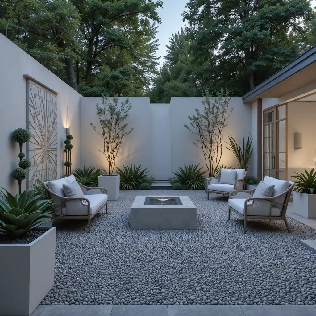 Gravel Courtyard