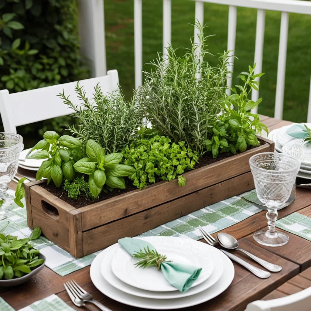 Herb Garden Centerpiece