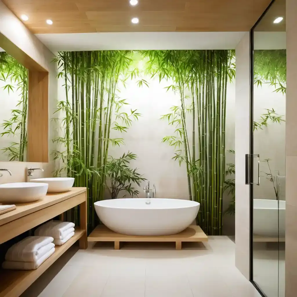 Indoor Bamboo Garden for Extra Tranquility