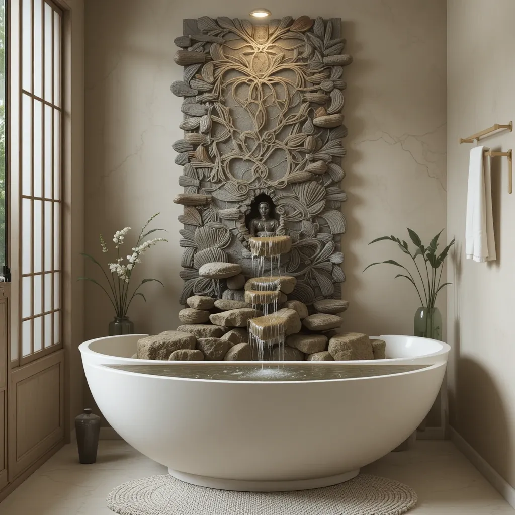 Indoor Water Fountain Feature