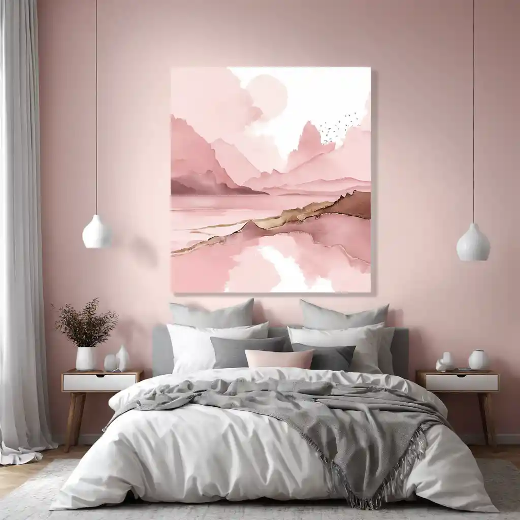 Light Pink Wall Art