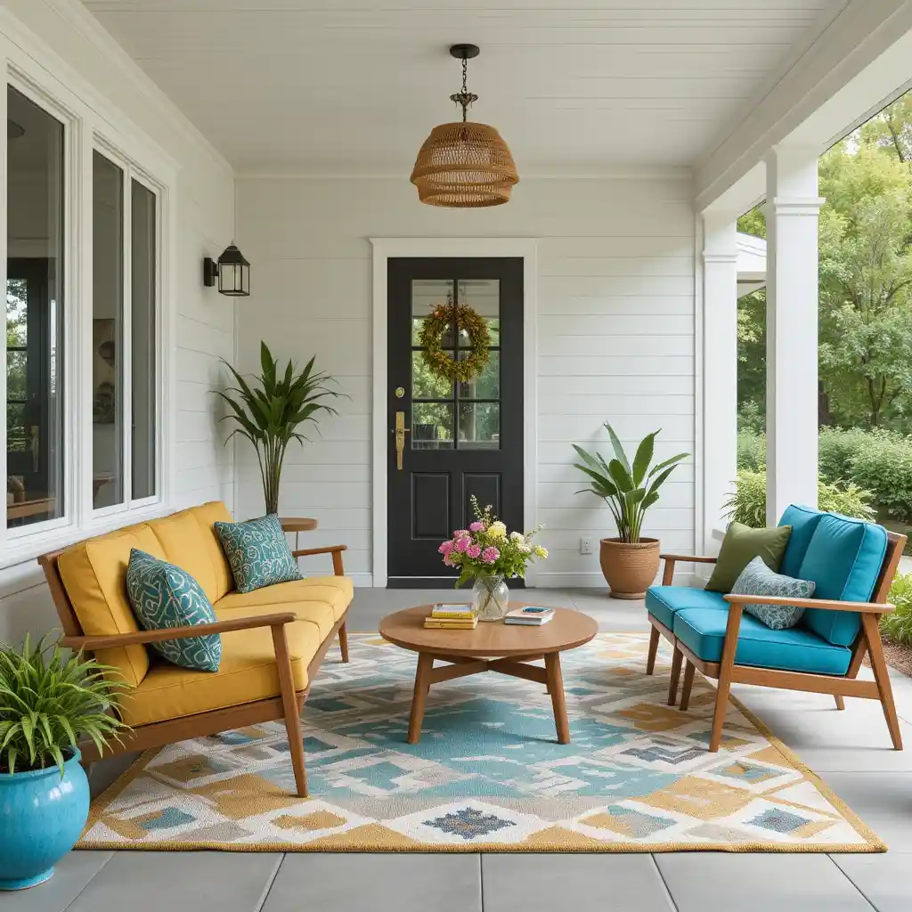 Mid-Century Modern Porch