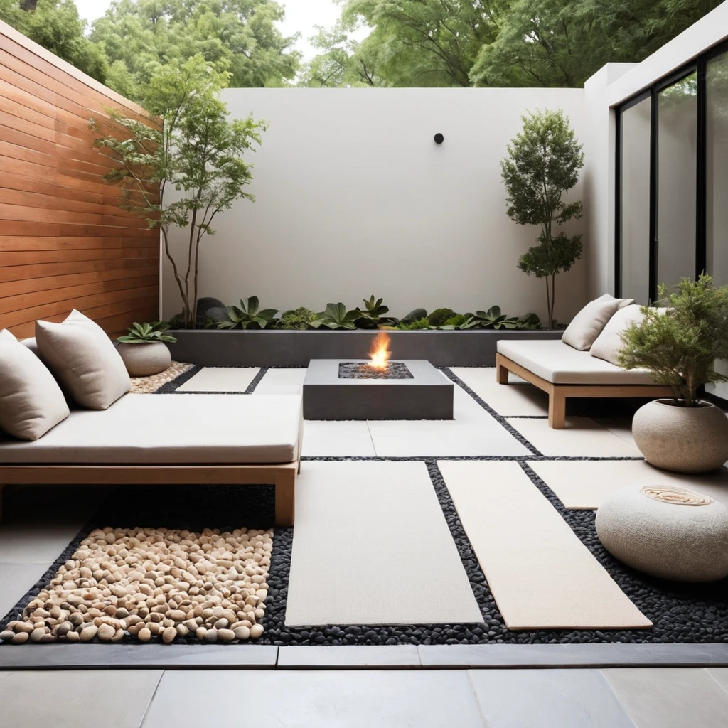 Minimalist Zen Patio