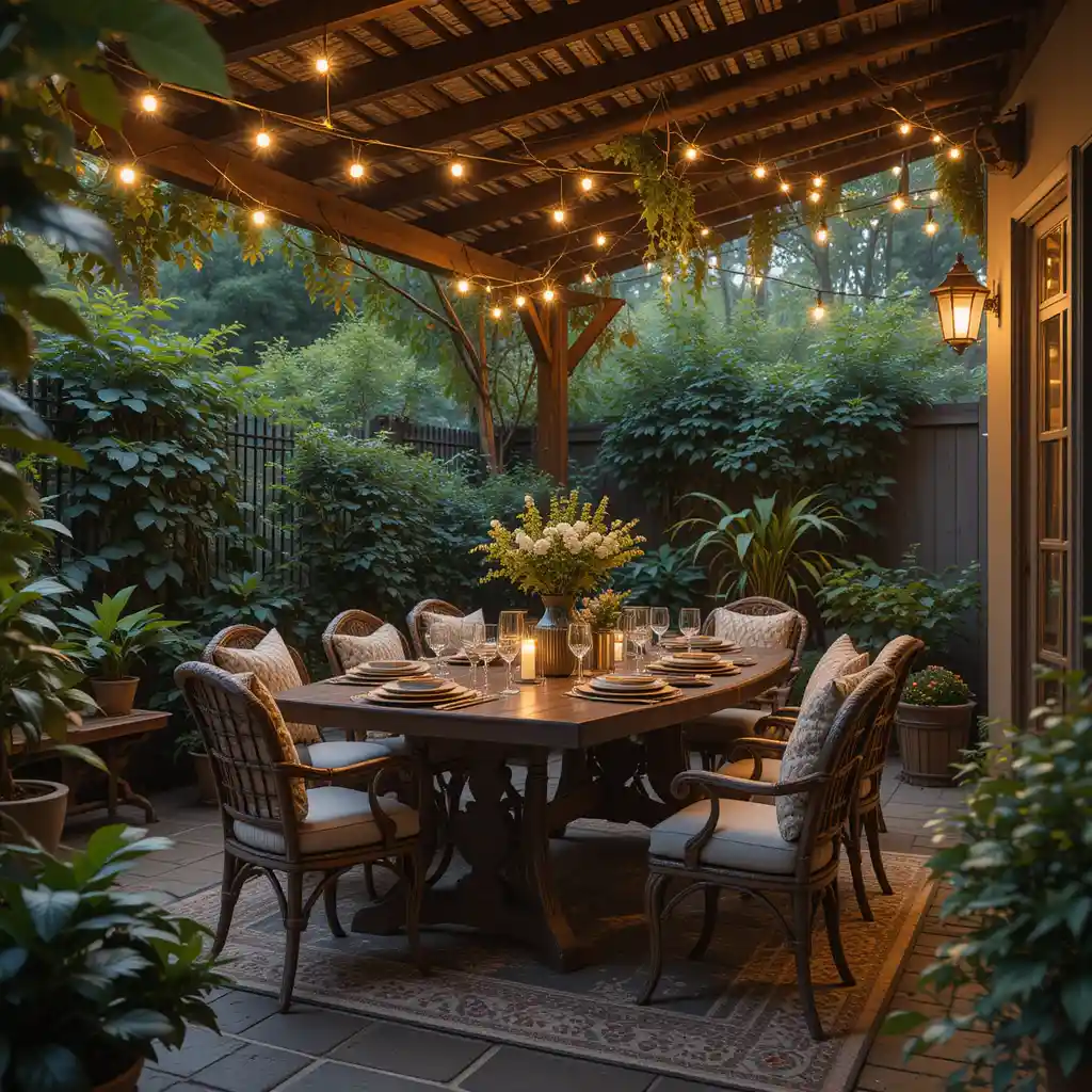 Open-Air Dining Area