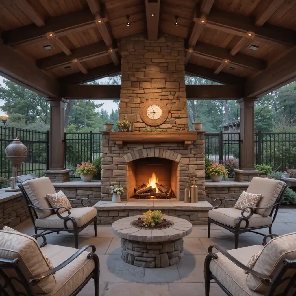 Outdoor Fireplace