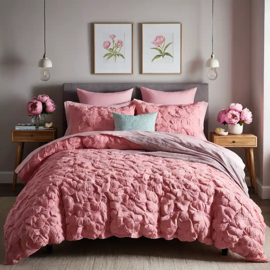 Peony Pink Bedding