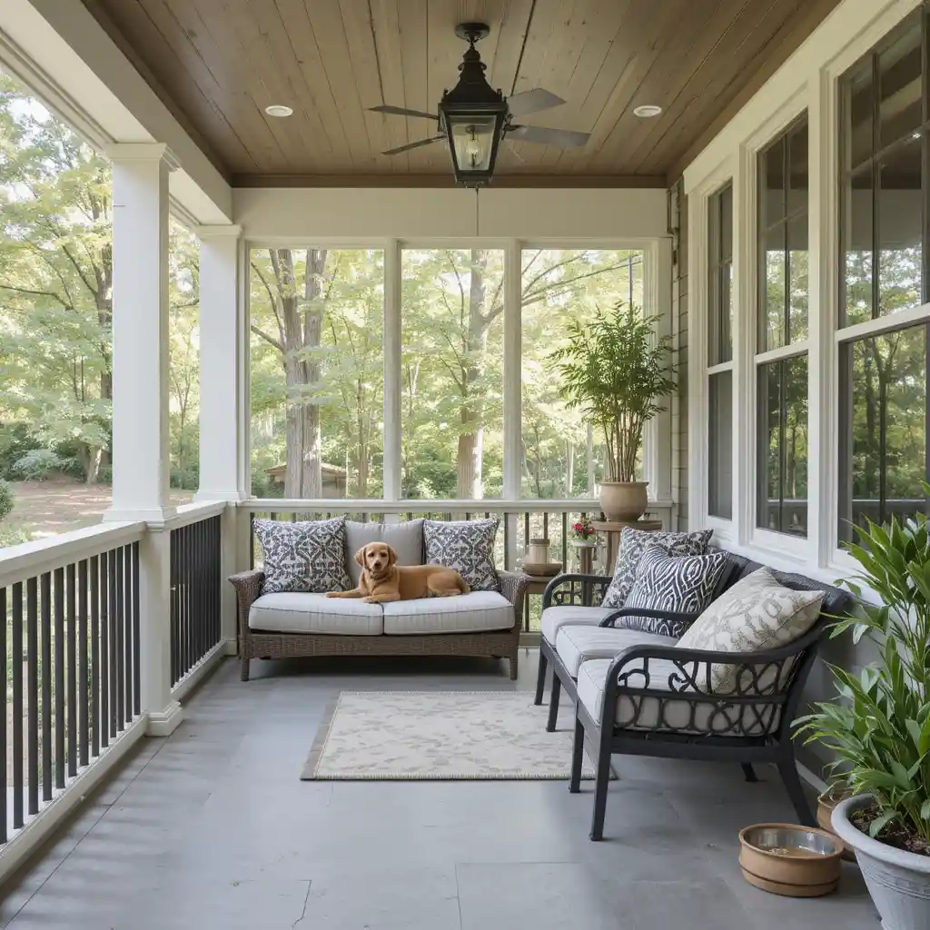 Pet-Friendly Porch Design