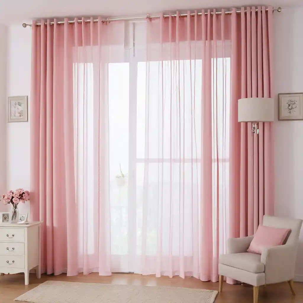 Pink Curtains