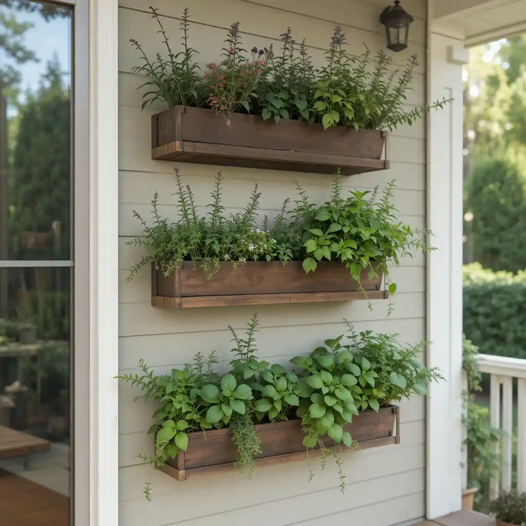 Porch Herb Garden