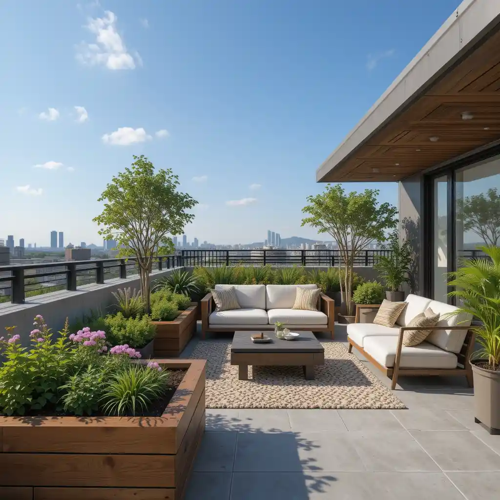 Rooftop Garden Oasis