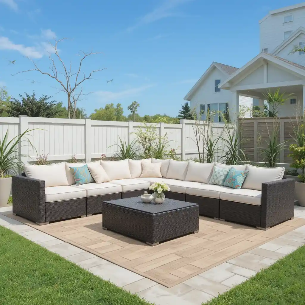 Sectional Sofa for Large Patios