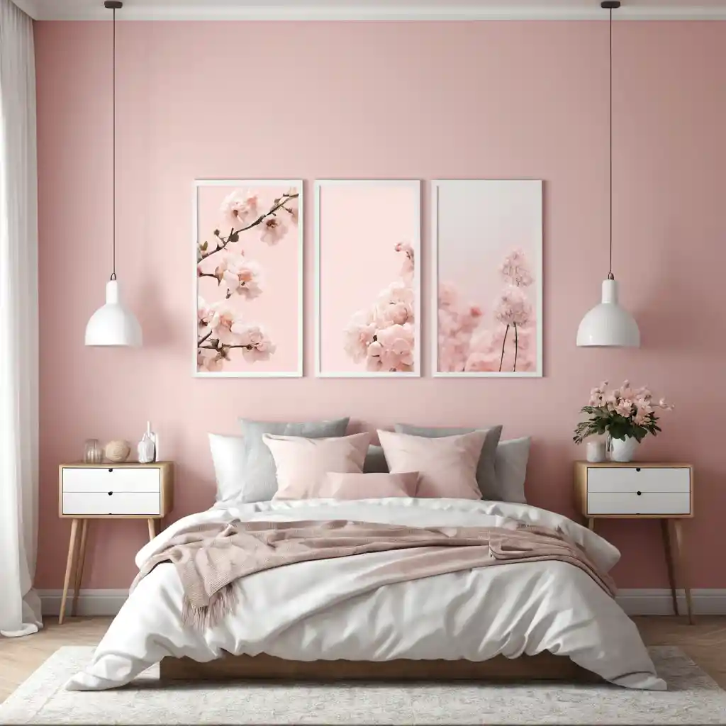 Soft Pink Wall Decor